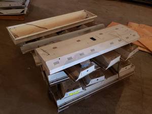 Pallet of Misc. Flourescent Light Fixtures