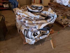 Pallet of Used Feed Bags