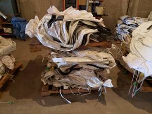Pallet of Used Feed Bags