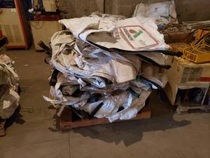 Pallet of Used Feed Bags