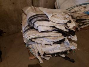 Pallet of Used Feed Bags