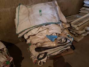 Pallet of Used Feed Bags