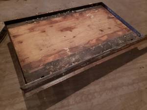 3 x 5 Wood, Metal Framed Platform