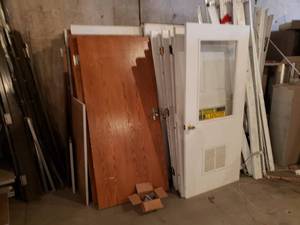Pile of Miscellaneous Doors - Approx. 24 of them.