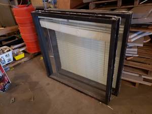 Pair of Metal Framed Windows
