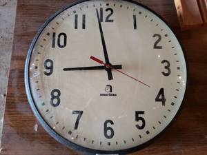 American School Clock with Allsyncplus Movement