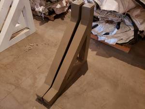 Brown Plastic Angle Brackets