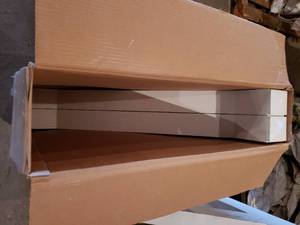 White Plastic Angle Brackets
