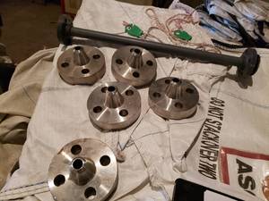 5 Heavy, Metal Flanges