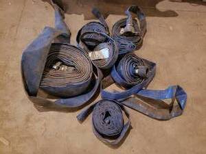 Pile of Discharge Hoses