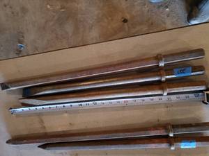 Lot of 3 Jackhammer Bits