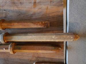 Lot of 3 Jackhammer Bits