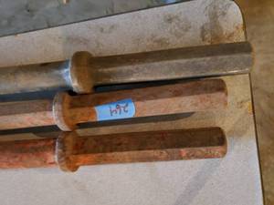 Lot of 3 Jackhammer Bits