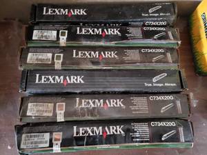 6 Boxes of Lexmark Toner