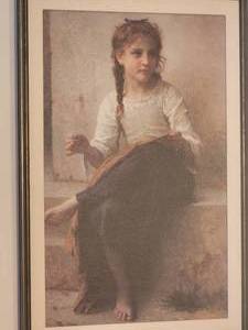 lot 67 image: The Young Seamstress Dcor Print