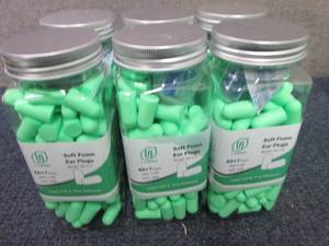 lot 2 image: 6- Ultra Soft Foam Earplugs 60 Pair...