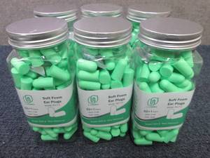 lot 9 image: 6- Ultra Soft Foam Earplugs 60 Pair...