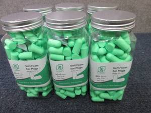 lot 10 image: 6- Ultra Soft Foam Earplugs 60 Pair...