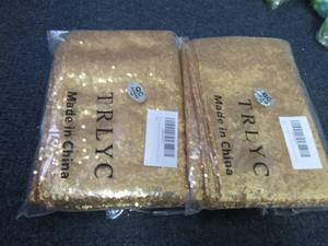 lot 80 image: 2 Sequinned Table Runners...