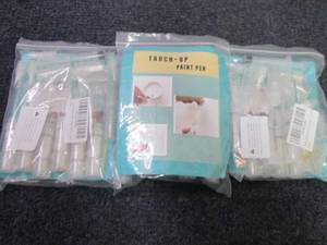 lot 100 image: 3- 6pks Touch Up Paint Pens...