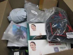 lot 110 image: Box of Assorted Small Overstock Ite...