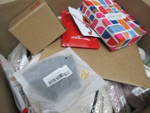lot 126 image: Box of Assorted Small Overstock Ite...