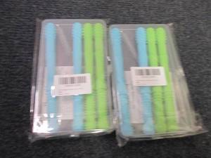 lot 160 image: 2- 4pks Teething Tubes...