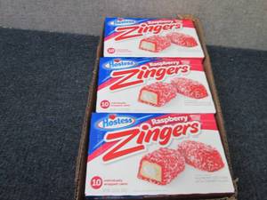 lot 196 image: 3- 10pk 13.4 oz Boxes Hostess Raspb...