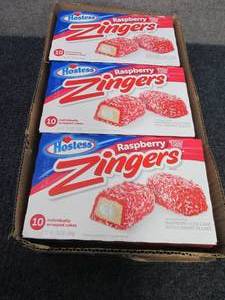 lot 200 image: 3- 10pk 13.4 oz Boxes Hostess Raspb...