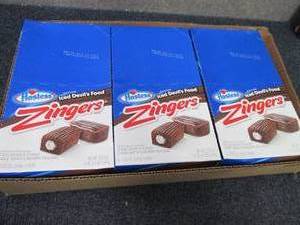 lot 202 image: 3- 6pk 22.9 oz Boxes Hostess Zinger...