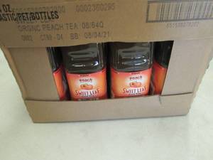 lot 242 image: 8-64 oz Bottles Sweet Leaf Peach Ic...