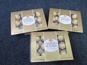 lot 270 image: 3- 5.3 oz Ferrero Rocher Chocolates...