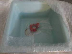 lot 327 image: Single Bowl Sink 15.75x15.75...
