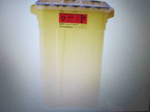 lot 329 image: 7 each Chemotherapy Waste Container...
