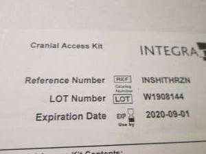 lot 353 image: Cranial Access Kit...