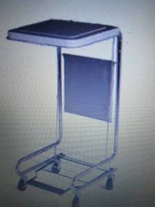 lot 356 image: Medline MDS80529 Hamper Stand with ...