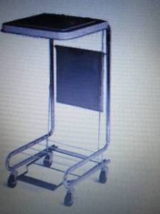 lot 357 image: Medline MDS80529 Hamper Stand with ...