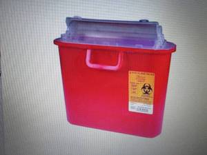 lot 364 image: Medegen 8708 Stackable Sharps Taine...