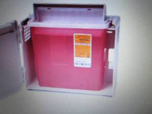 lot 366 image: MDS701201F CONTAINER SHARPS 1GALLON...