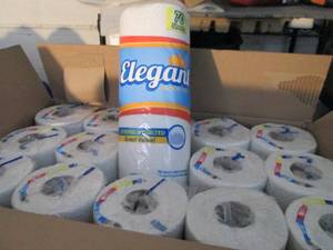 lot 407 image: Case of 30 - 70 ct 2ply Rolls Elega...