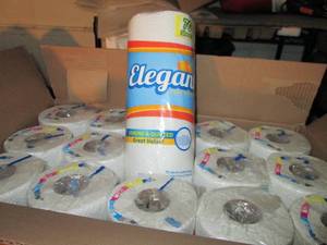 lot 408 image: Case of 30 - 70 ct 2ply Rolls Elega...