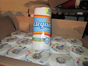 lot 409 image: Case of 30 - 70 ct 2ply Rolls Elega...