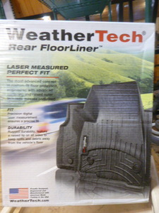 New Weather Tech Rear Floor Liner