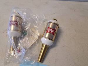lot 1358 image: Lot of (2) Miller High Life Beer Taps