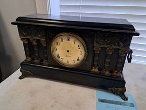 lot 1397 image: Sessions Table Clock