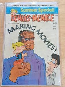 lot 1416 image: 1976 No. 155 Dennis the Menace Making Movies Comic Book