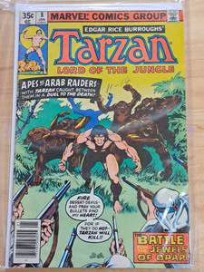 lot 1418 image: Marvel Comics 8_Jan Tarzan Lord of the Jungle - The Battle for the Jewels of Opar Comic Book