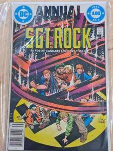 lot 1424 image: 1983 DC Comics No. 3 Annual Sgt. Rock by Robert Kanigher and Dan Spiegle Comic Book