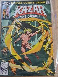 lot 1425 image: 1981 Marvel Comics May #2 Kazar The Savage Comic Book
