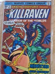 lot 1428 image: Marvel Comics 32_Sept Amazing Adventures featuring Killraven Warrior of the Worlds Comic Book